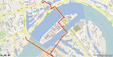 kaart wandeling E deel 3 "Kop van Zuid en Noordereiland